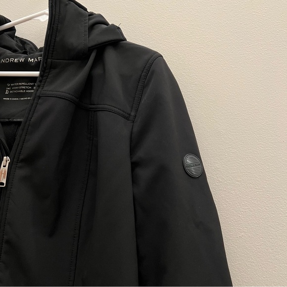 Andrew Marc Water Repellent Jacket Medium Black - Picture 4 of 9